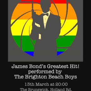 Brighton Beach Boys Perform : The Best of Bond!Friday 13th Mar 2020